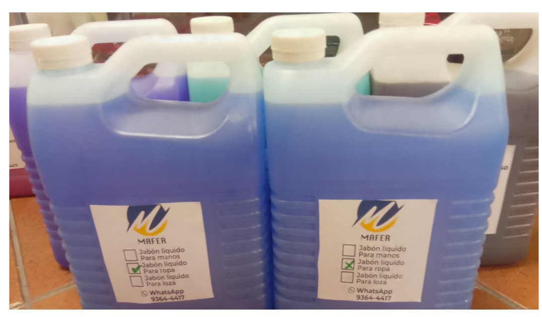 Jabón liquido para ropa